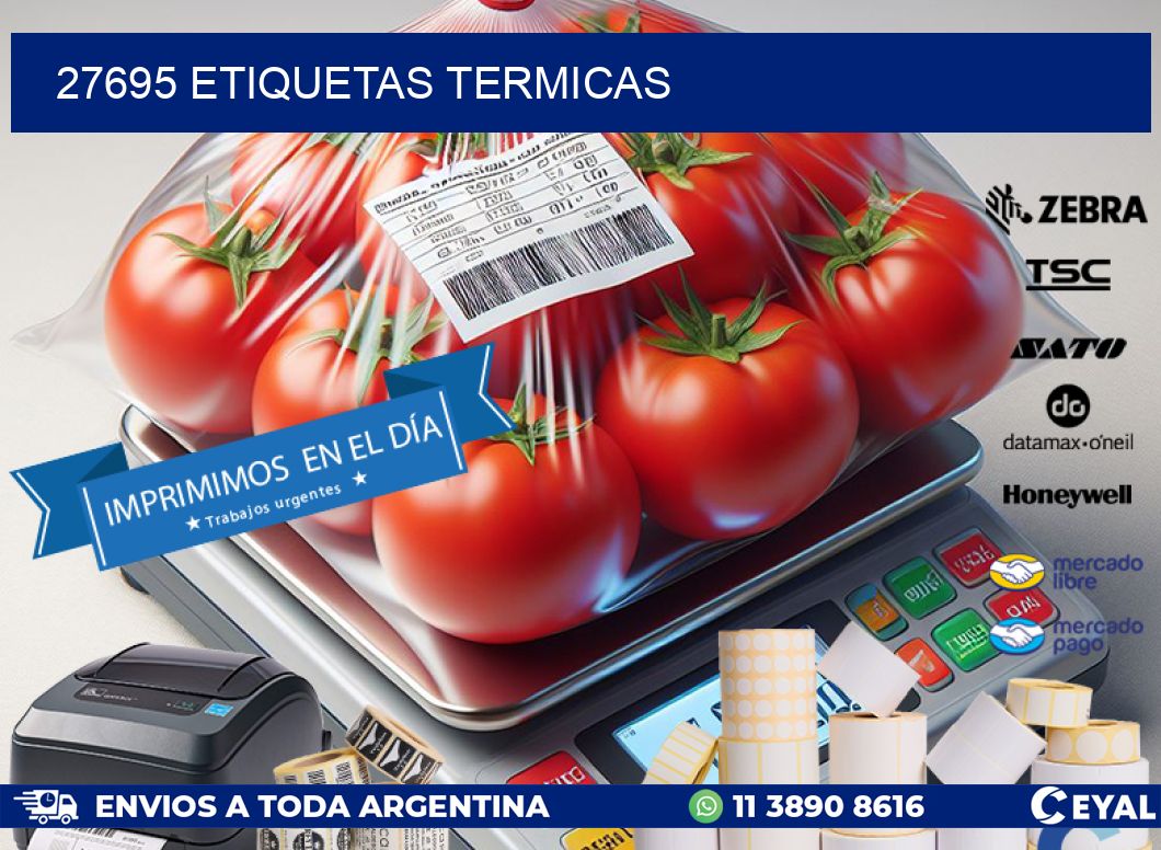 27695 ETIQUETAS TERMICAS