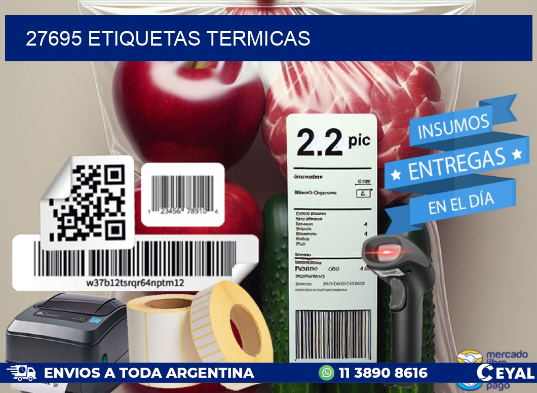 27695 ETIQUETAS TERMICAS