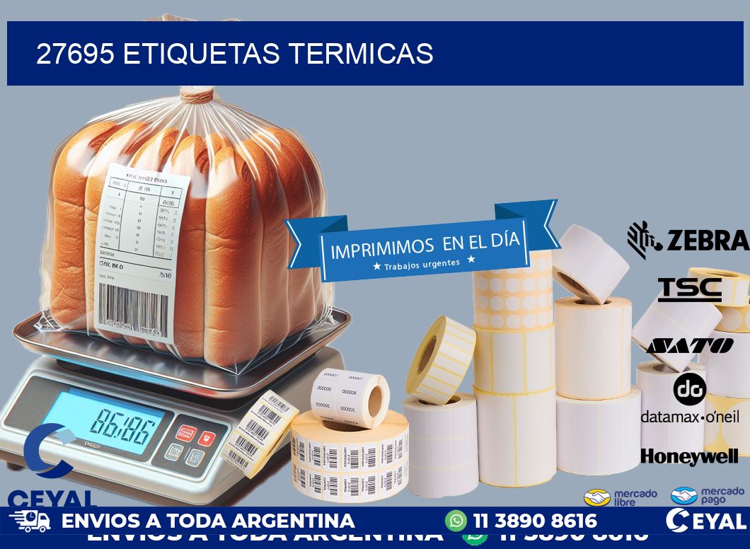 27695 ETIQUETAS TERMICAS