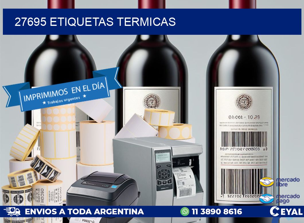 27695 ETIQUETAS TERMICAS