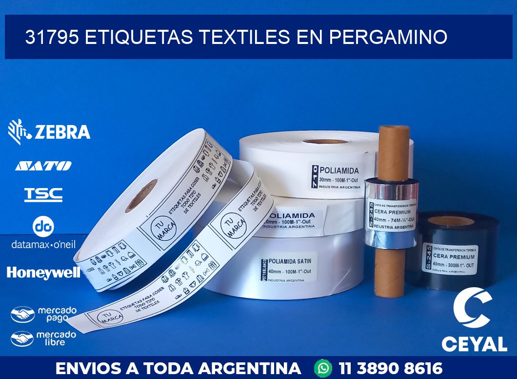 31795 ETIQUETAS TEXTILES EN PERGAMINO