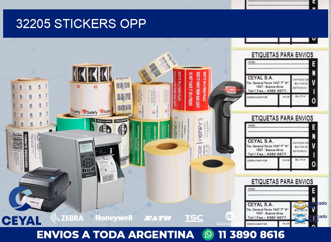 32205 STICKERS OPP