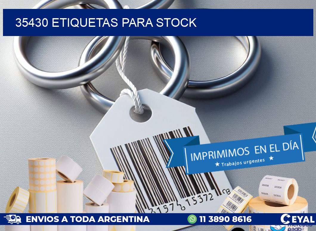 35430 ETIQUETAS PARA STOCK