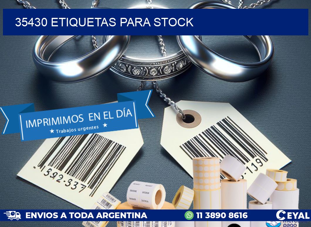 35430 ETIQUETAS PARA STOCK