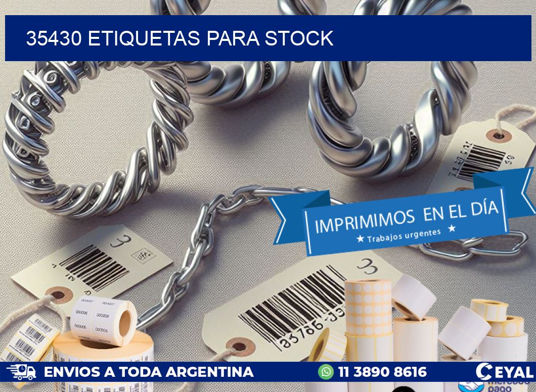 35430 ETIQUETAS PARA STOCK