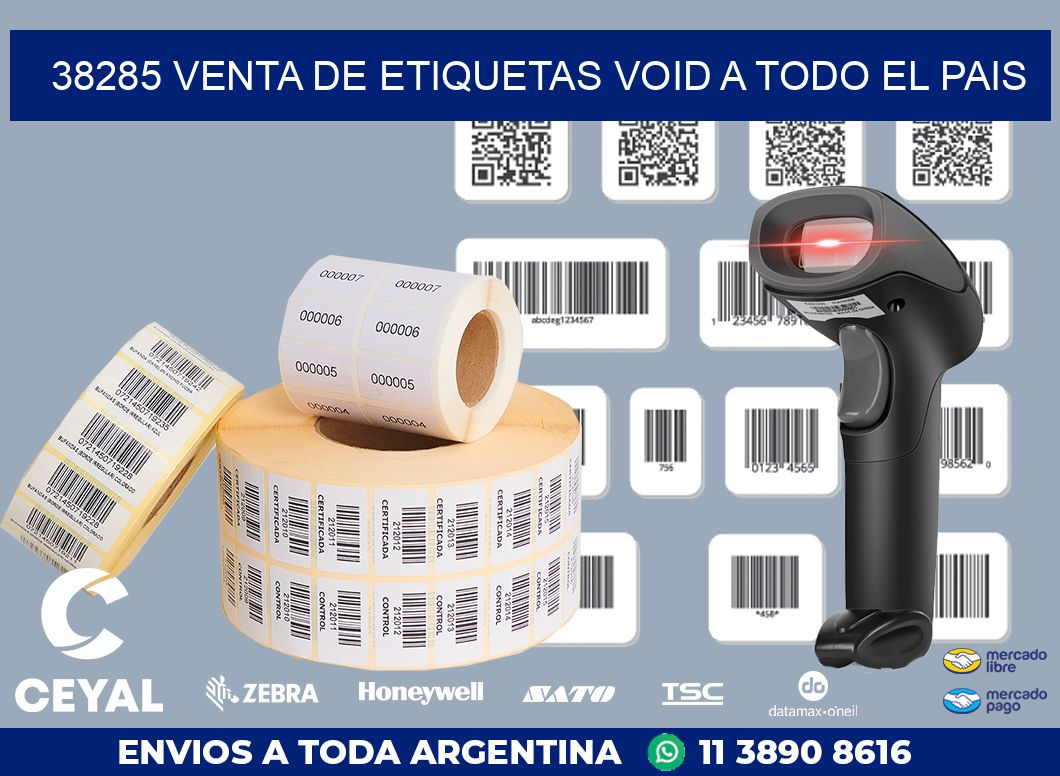 38285 VENTA DE ETIQUETAS VOID A TODO EL PAIS