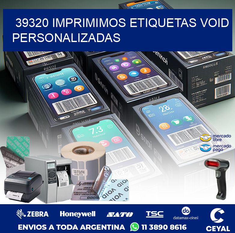 39320 IMPRIMIMOS ETIQUETAS VOID PERSONALIZADAS