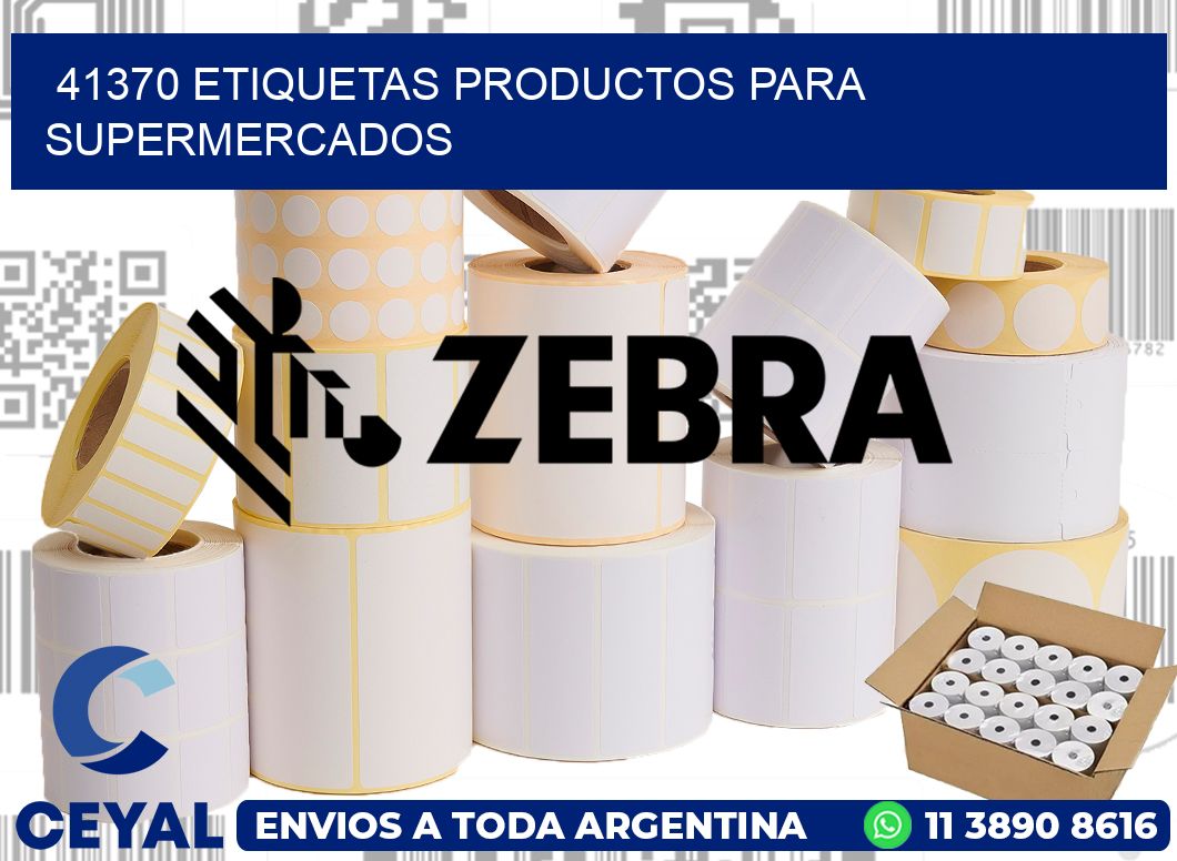 41370 Etiquetas productos para supermercados