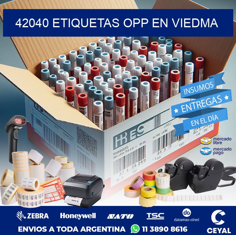 42040 ETIQUETAS OPP EN VIEDMA