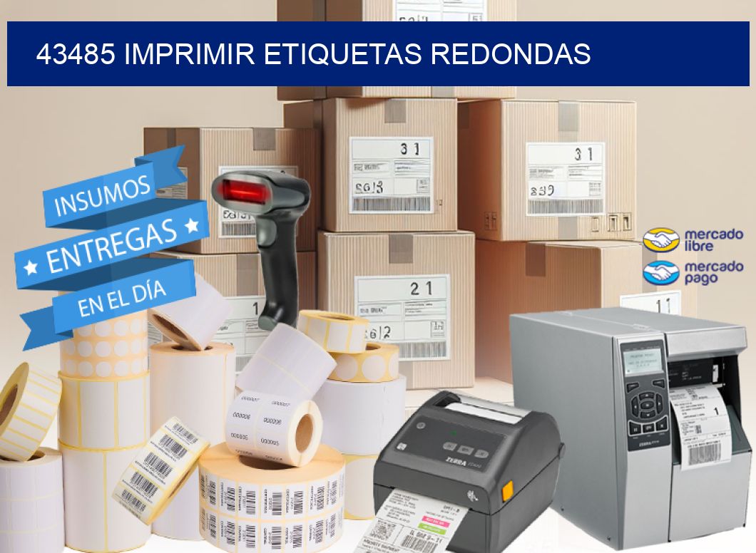 43485 IMPRIMIR ETIQUETAS REDONDAS