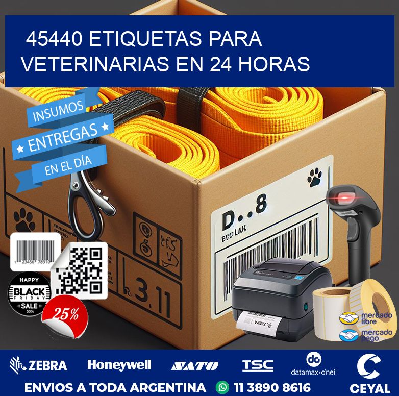 45440 ETIQUETAS PARA VETERINARIAS EN 24 HORAS