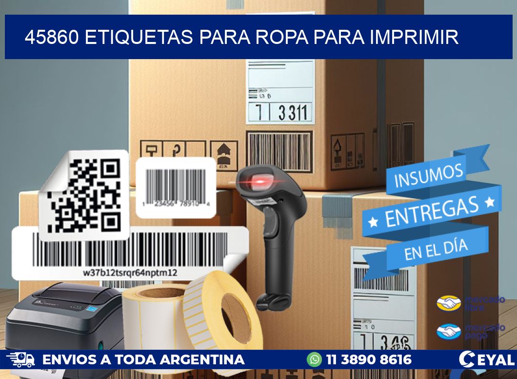 45860 ETIQUETAS PARA ROPA PARA IMPRIMIR