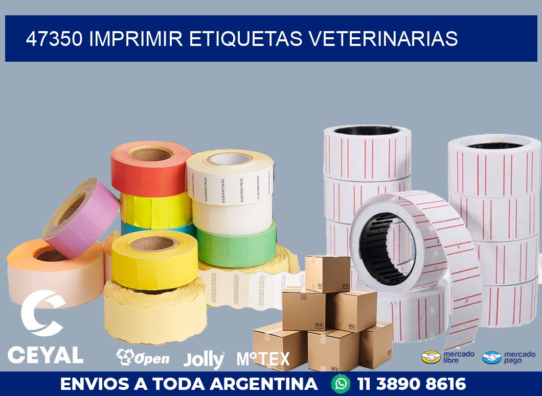 47350 IMPRIMIR ETIQUETAS VETERINARIAS