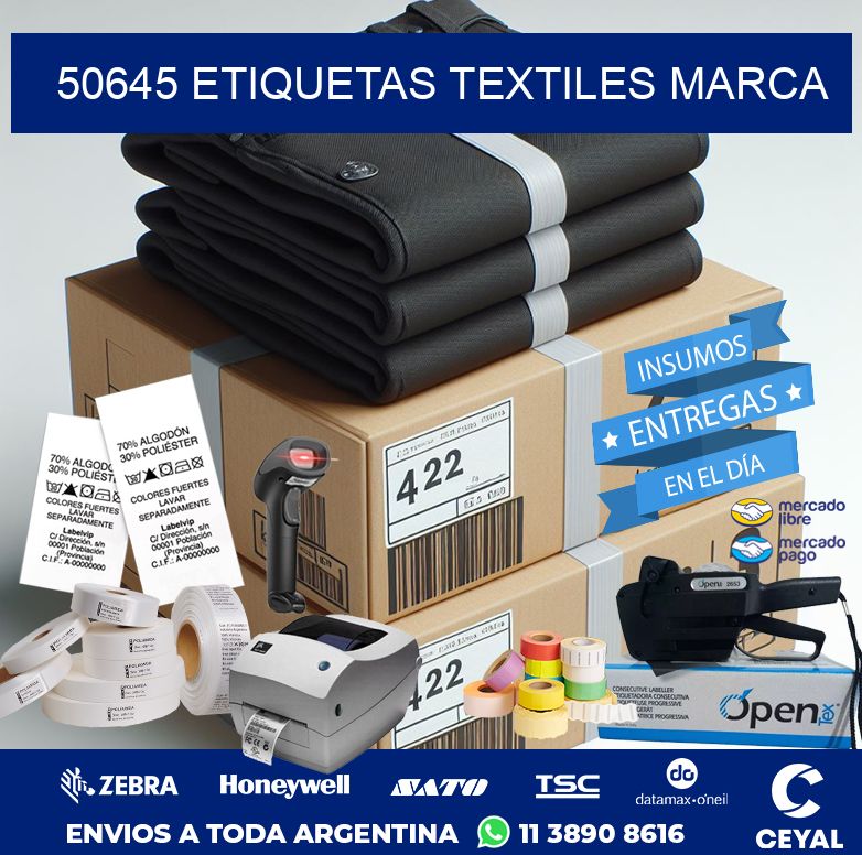 50645 ETIQUETAS TEXTILES MARCA