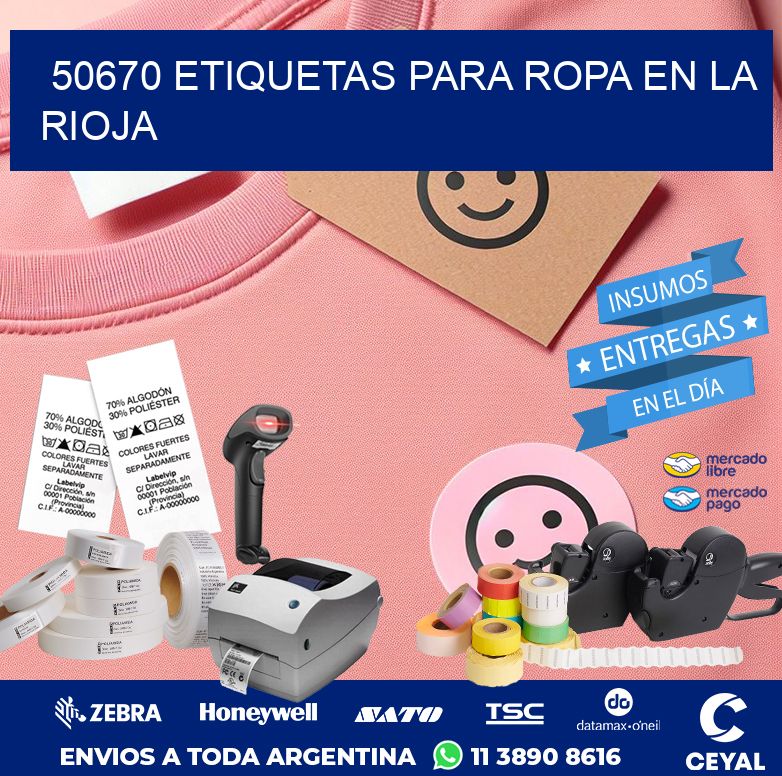 50670 ETIQUETAS PARA ROPA EN LA RIOJA