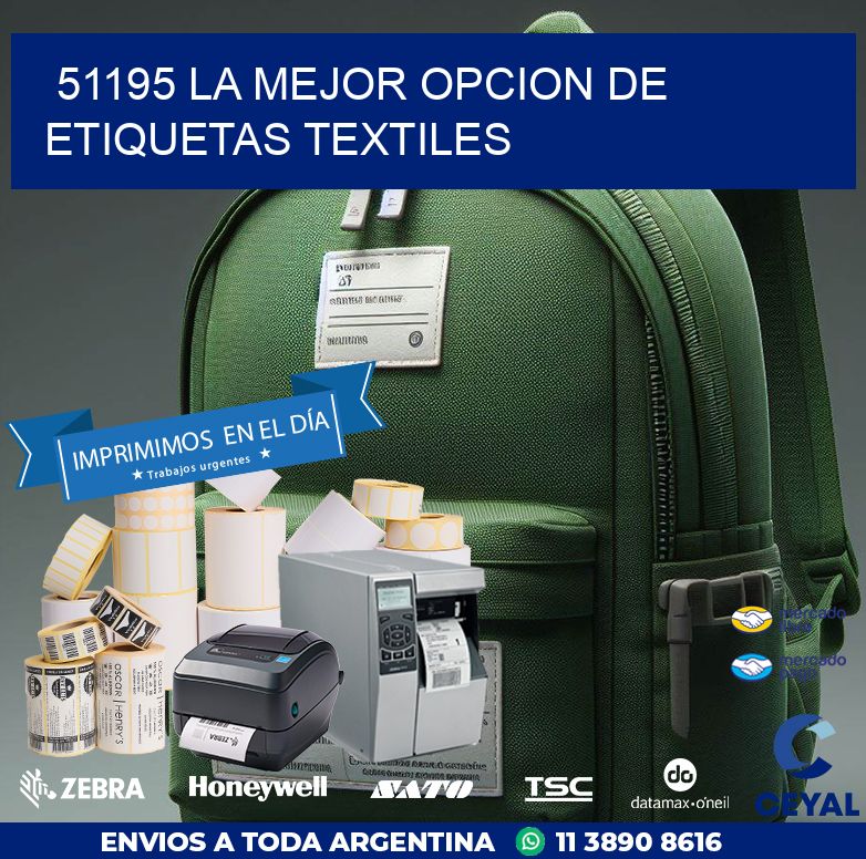 51195 LA MEJOR OPCION DE ETIQUETAS TEXTILES