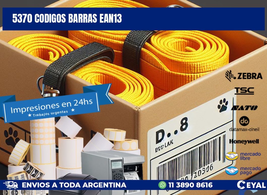 5370 CODIGOS BARRAS EAN13