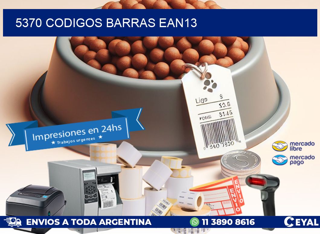 5370 CODIGOS BARRAS EAN13