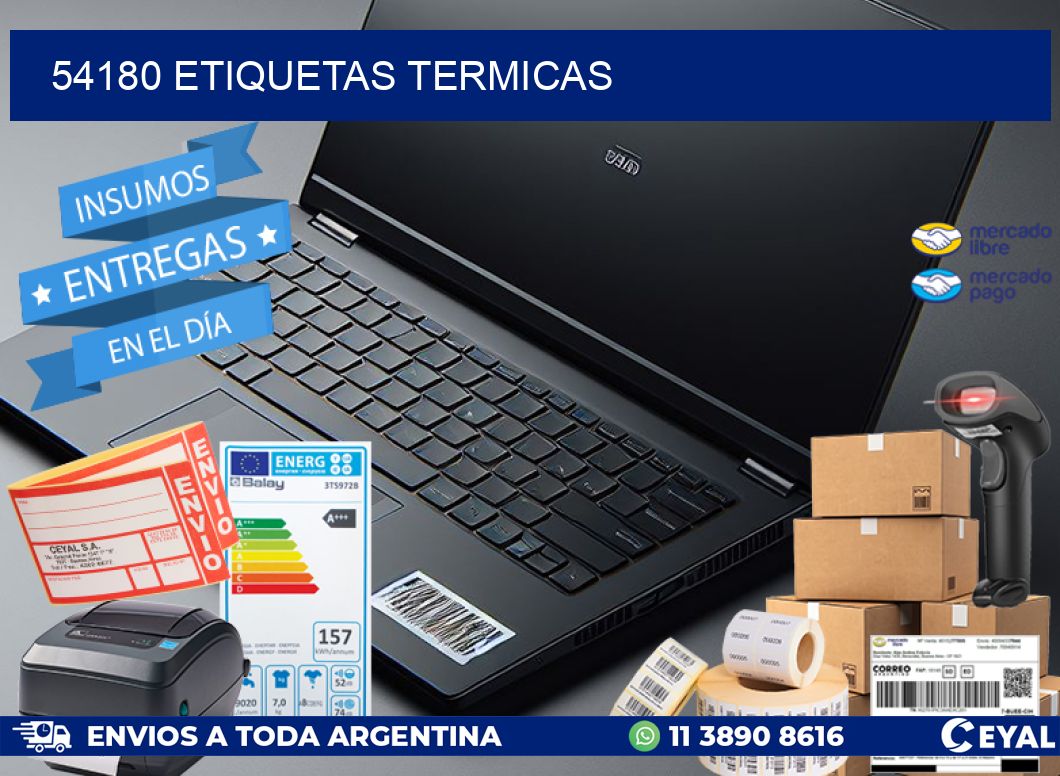 54180 ETIQUETAS TERMICAS