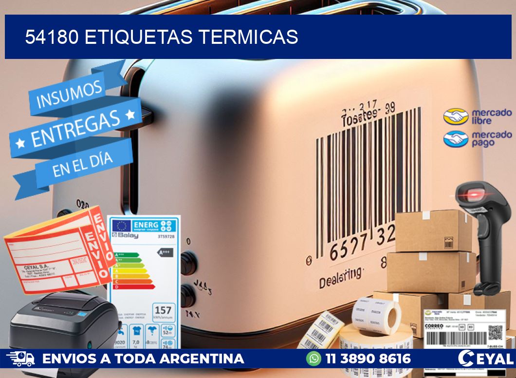 54180 ETIQUETAS TERMICAS