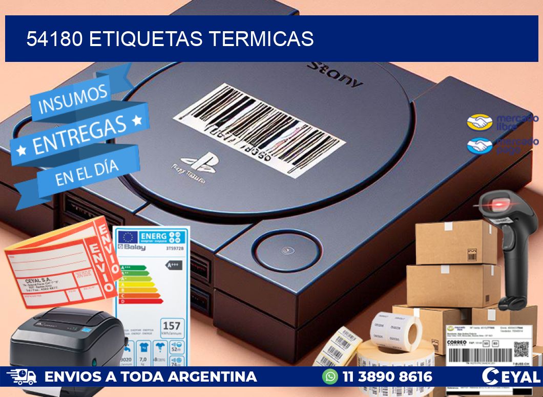 54180 ETIQUETAS TERMICAS