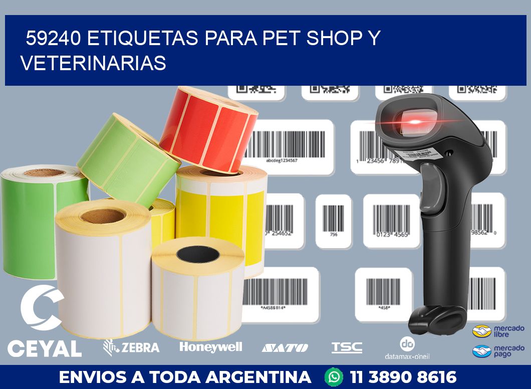 59240 ETIQUETAS PARA PET SHOP Y VETERINARIAS