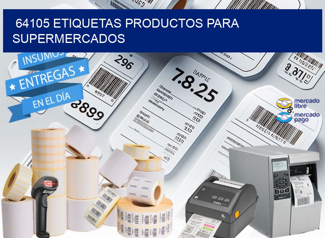 64105 Etiquetas productos para supermercados