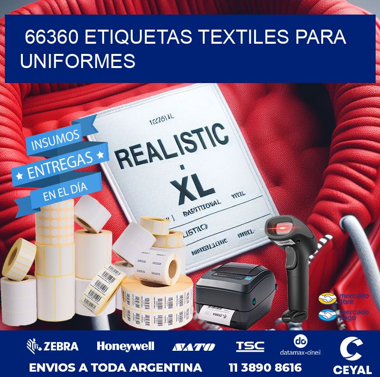 66360 ETIQUETAS TEXTILES PARA UNIFORMES