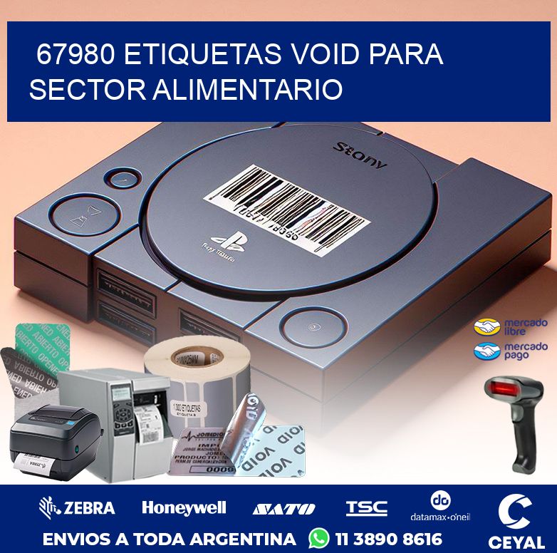 67980 ETIQUETAS VOID PARA SECTOR ALIMENTARIO