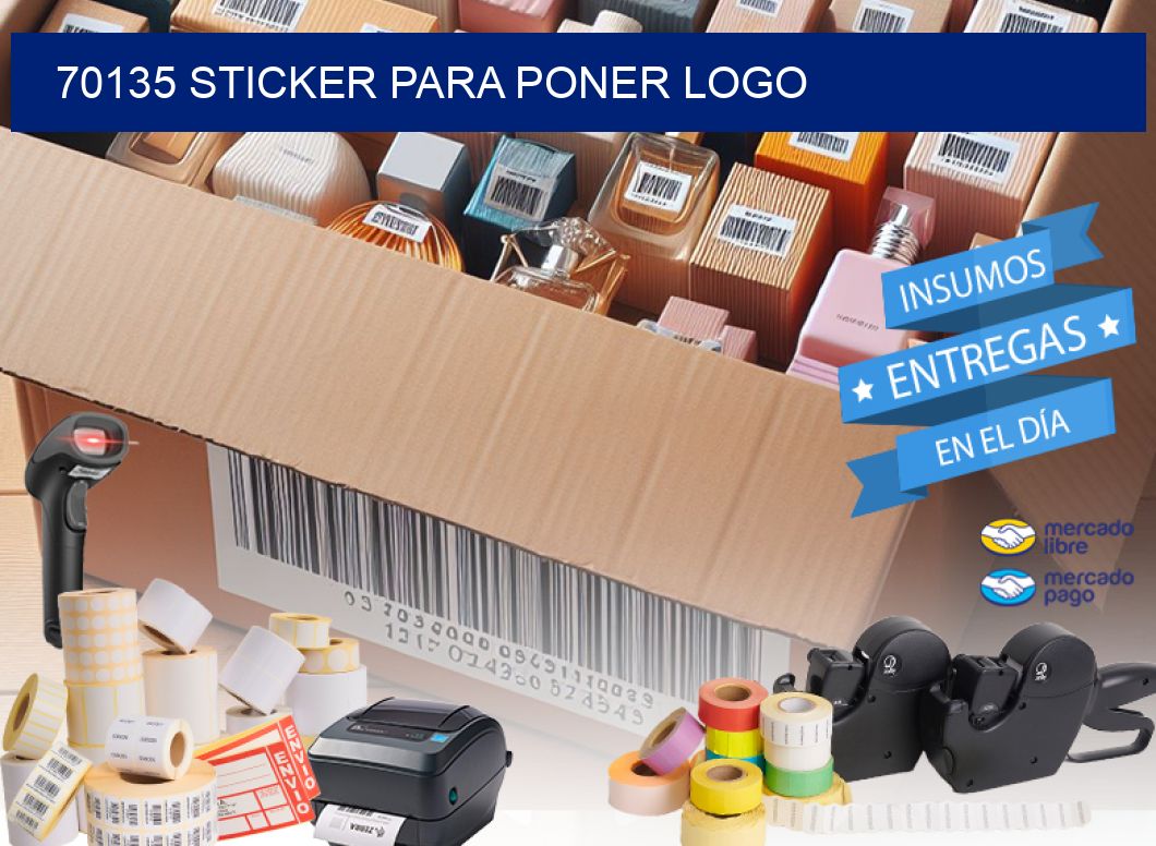 70135 STICKER PARA PONER LOGO