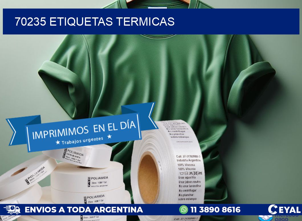 70235 ETIQUETAS TERMICAS