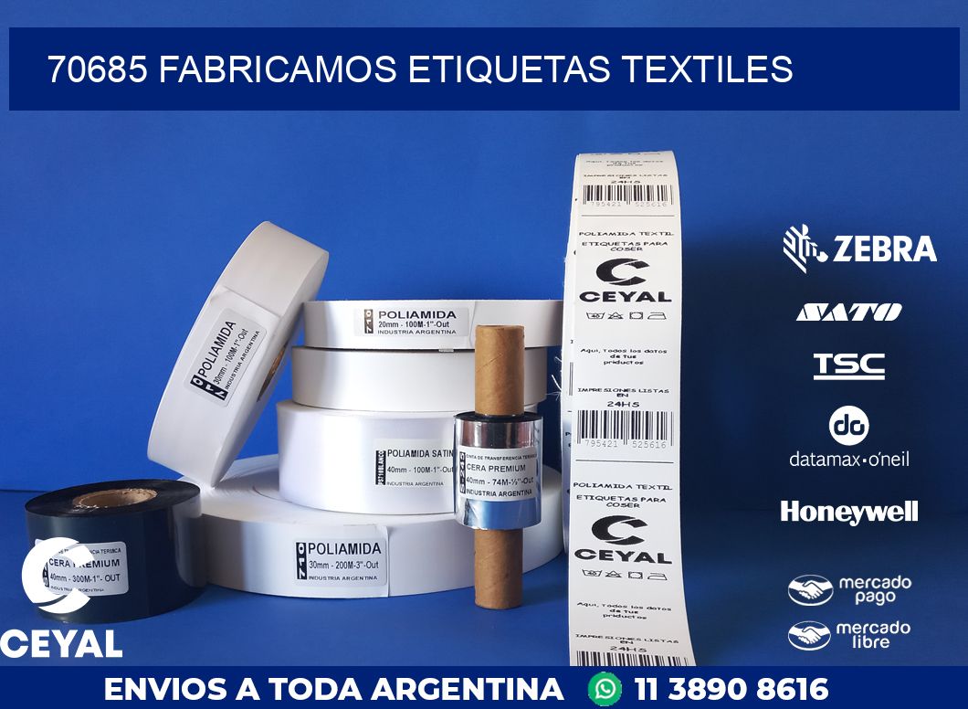 70685 FABRICAMOS ETIQUETAS TEXTILES