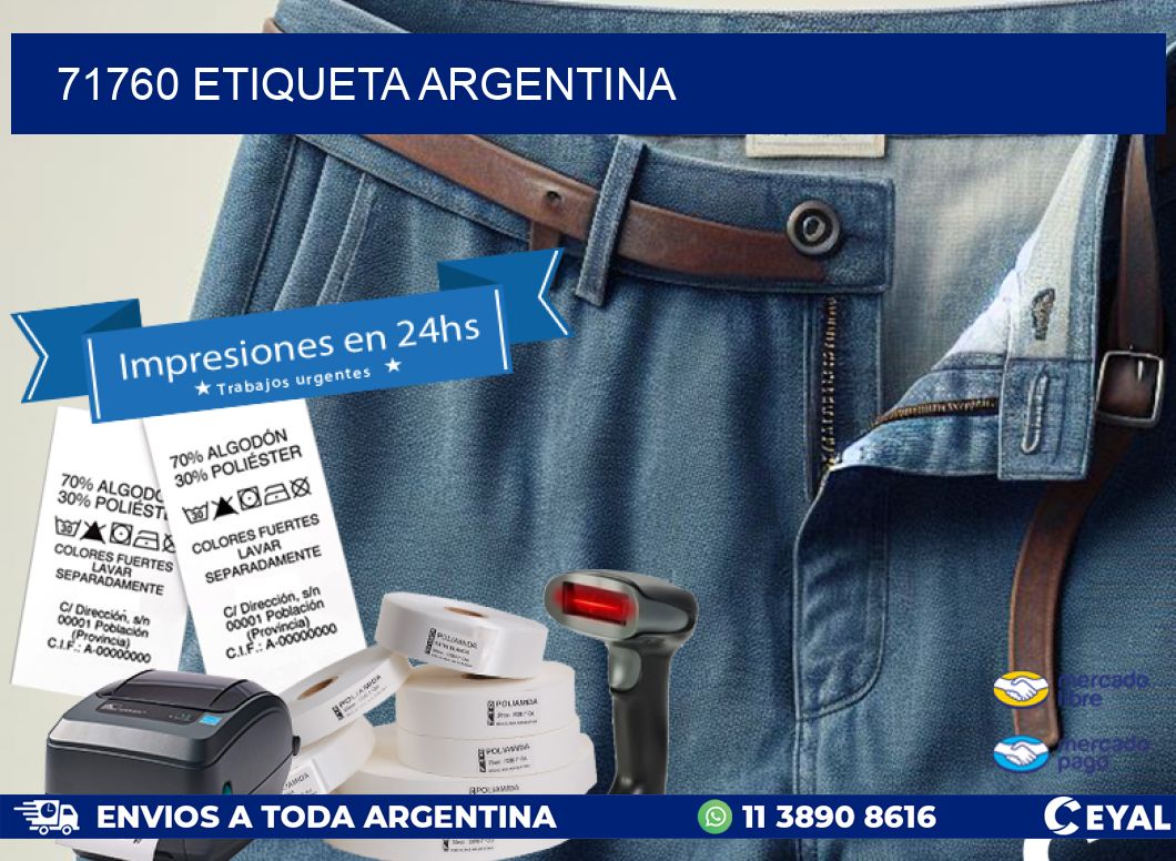 71760 etiqueta argentina