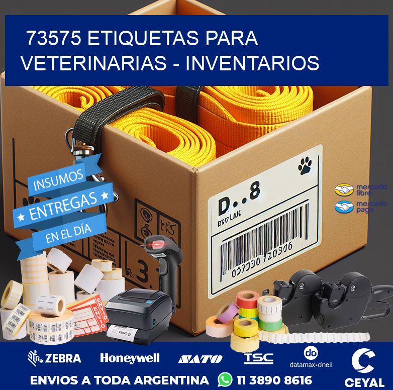 73575 ETIQUETAS PARA VETERINARIAS - INVENTARIOS