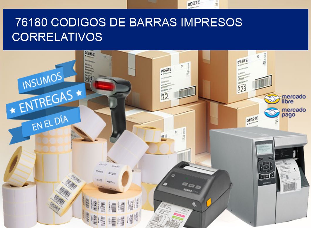 76180 codigos de barras impresos correlativos