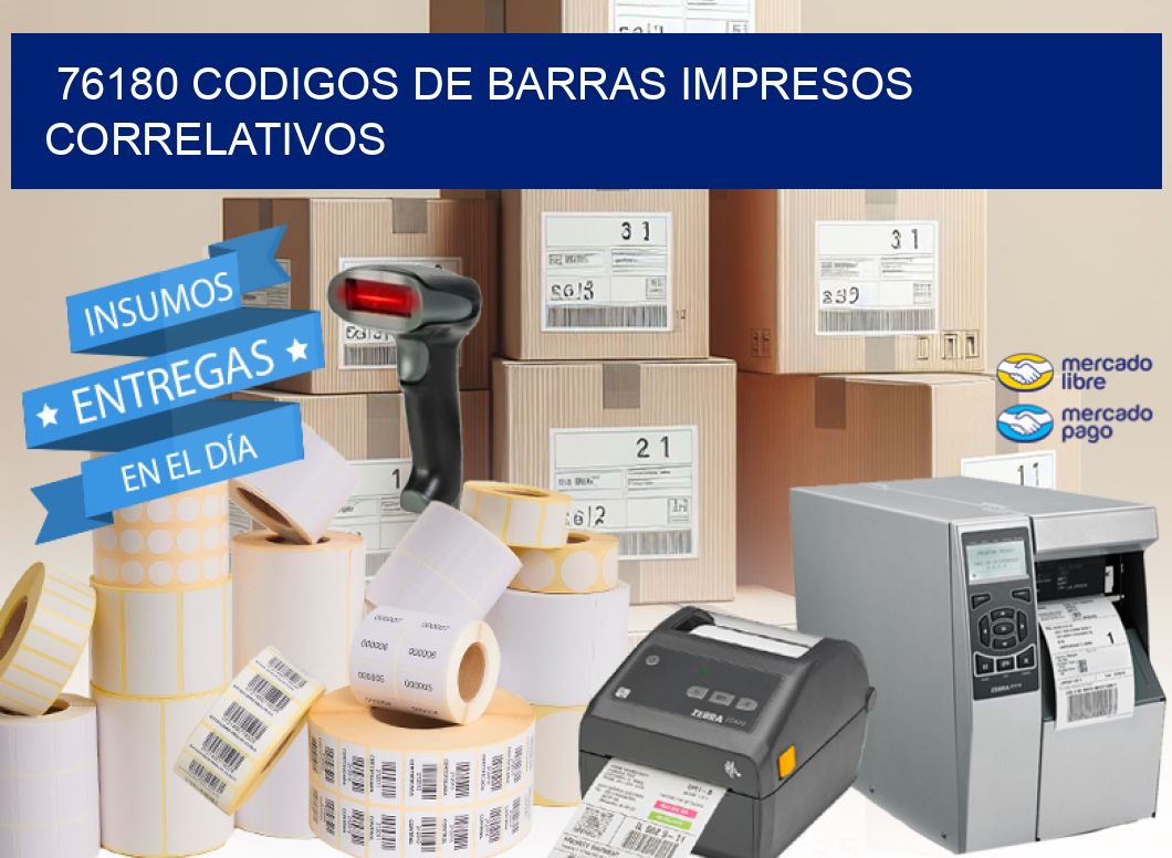 76180 codigos de barras impresos correlativos
