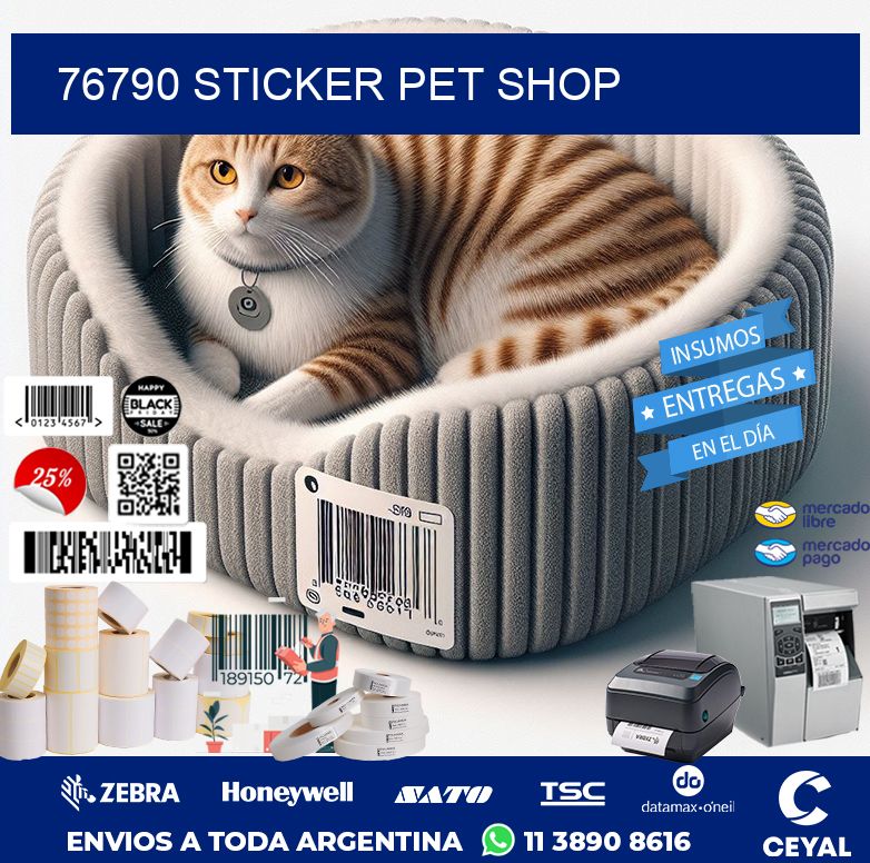 76790 STICKER PET SHOP
