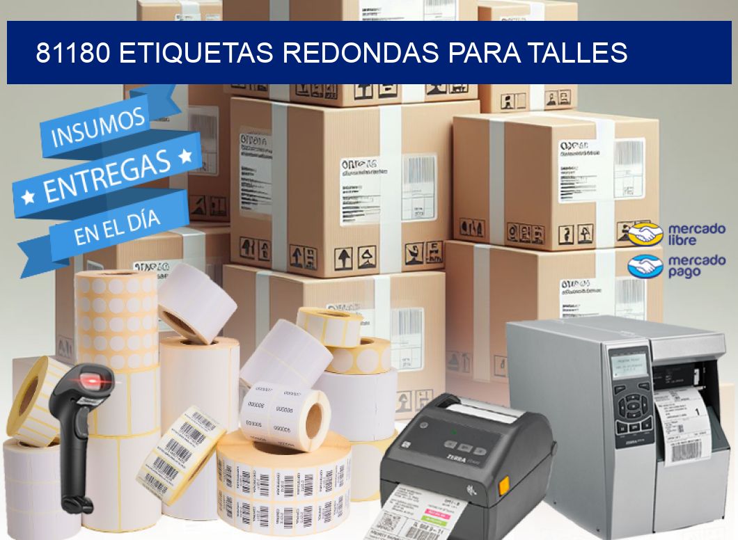 81180 ETIQUETAS REDONDAS PARA TALLES