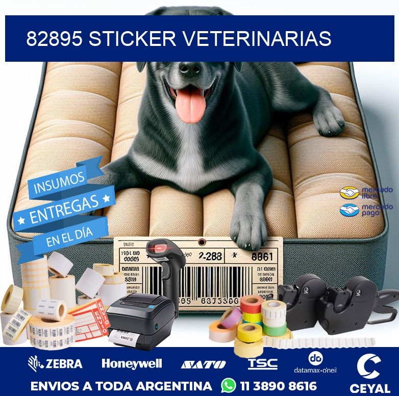 82895 STICKER VETERINARIAS