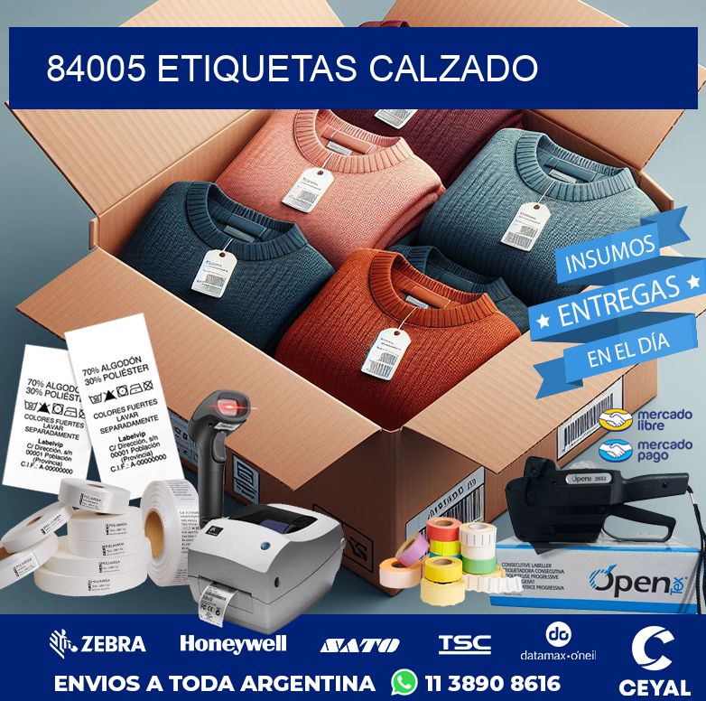 84005 ETIQUETAS CALZADO