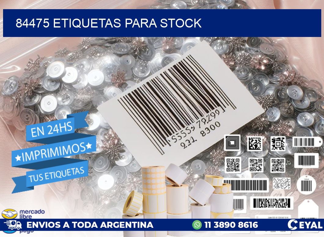 84475 ETIQUETAS PARA STOCK