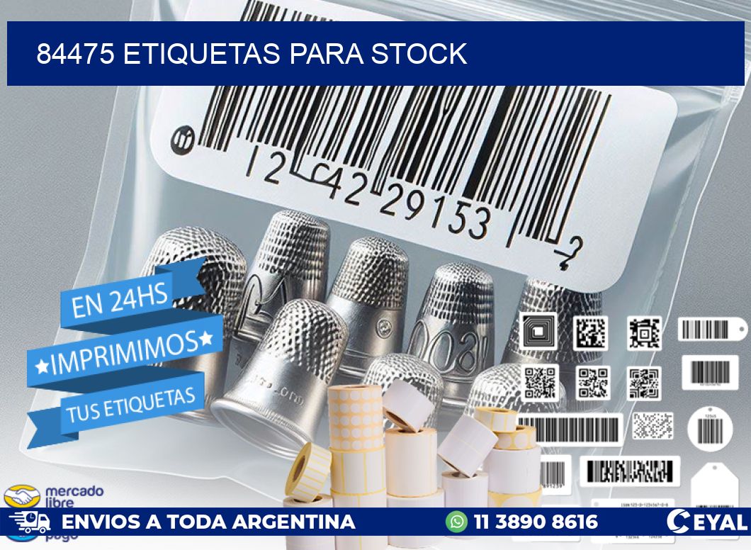 84475 ETIQUETAS PARA STOCK