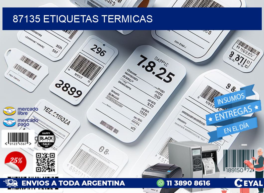 87135 ETIQUETAS TERMICAS