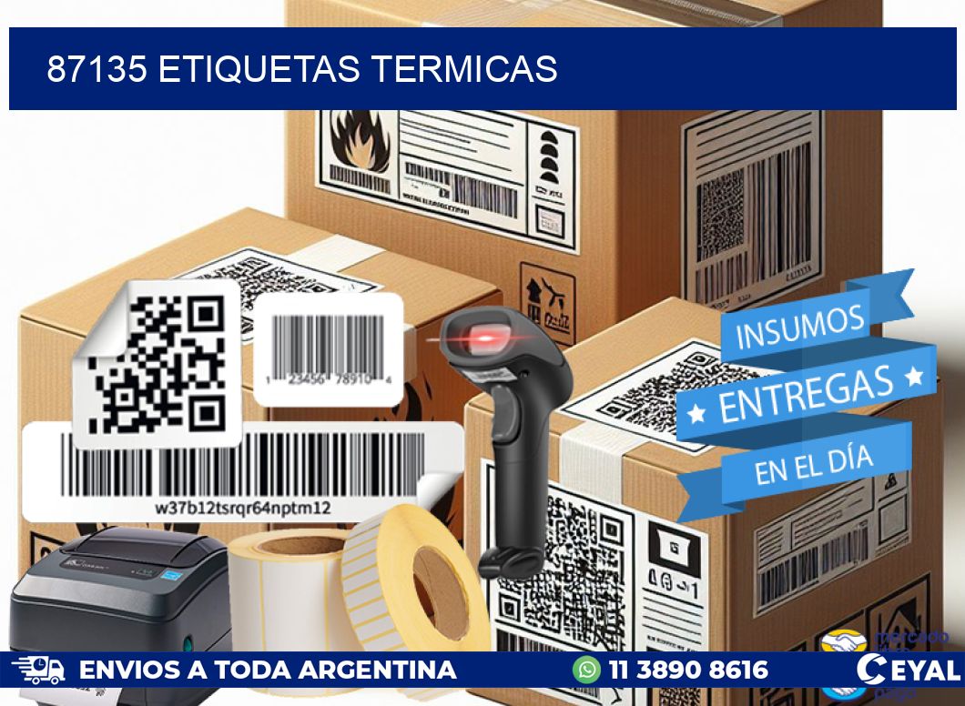 87135 ETIQUETAS TERMICAS