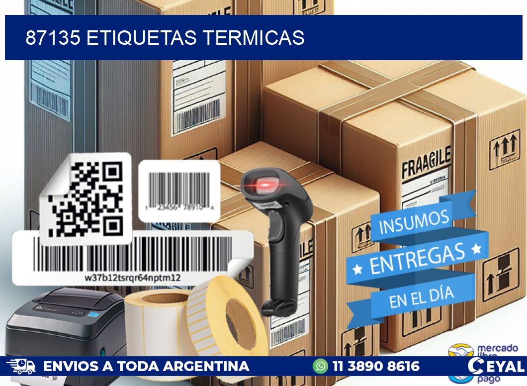 87135 ETIQUETAS TERMICAS