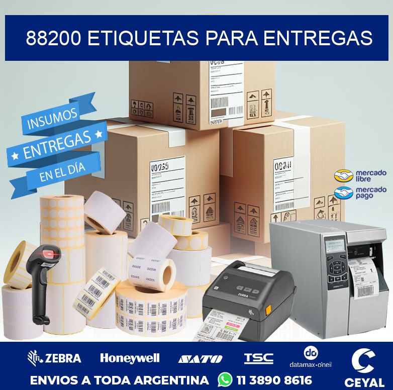 88200 ETIQUETAS PARA ENTREGAS