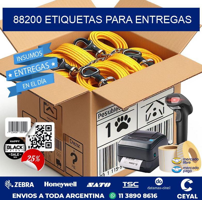 88200 ETIQUETAS PARA ENTREGAS