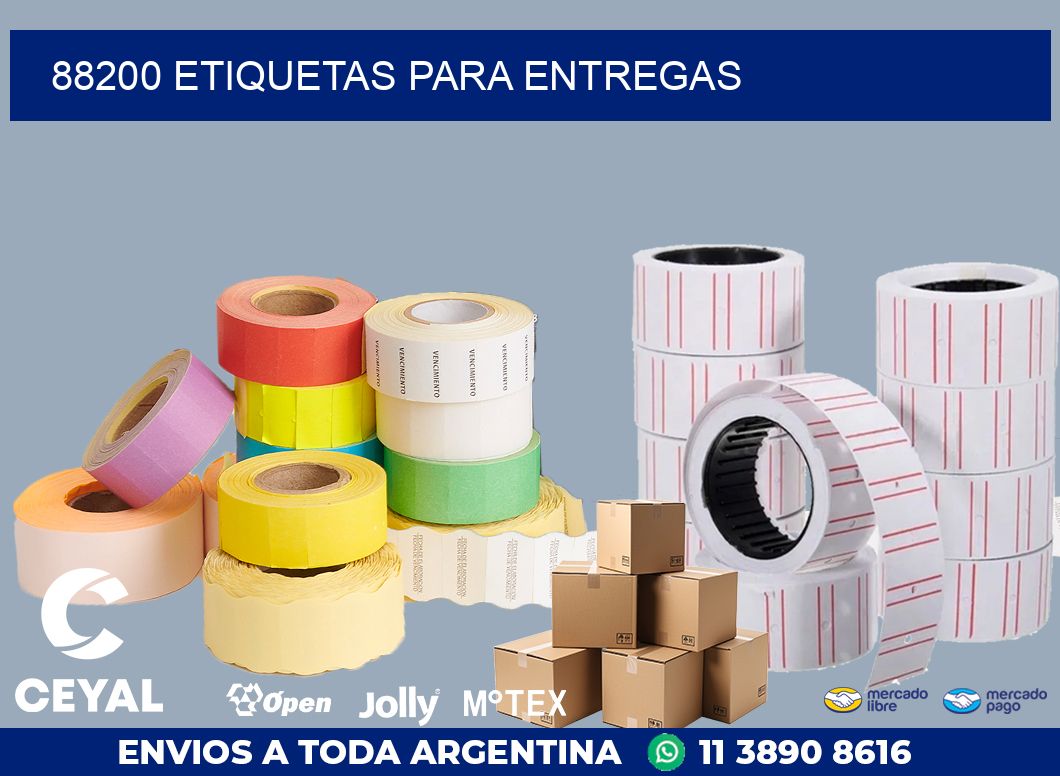 88200 ETIQUETAS PARA ENTREGAS
