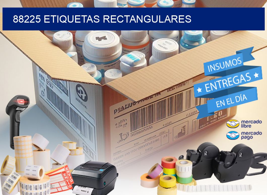 88225 etiquetas rectangulares