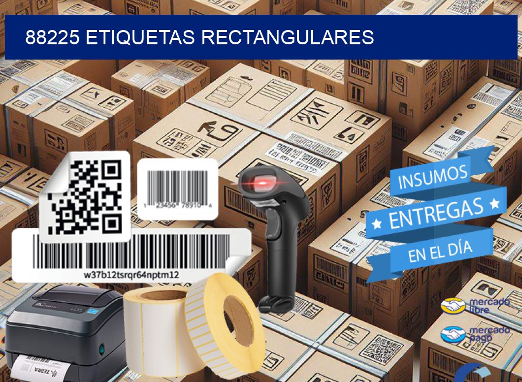 88225 etiquetas rectangulares